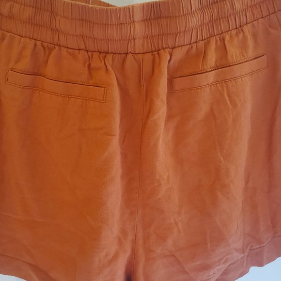 Forever 21 Sienna Orange Relaxed Flowy Shorts Size M - Picture 6 of 11